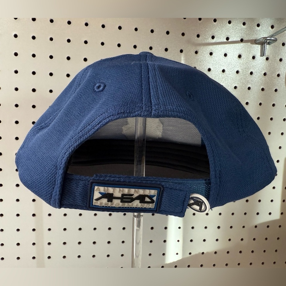 Blue Cardinal Logo Cap Authentic Ahead Performance Adjustable OSFA Baseball Hat - Picture 4 of 12